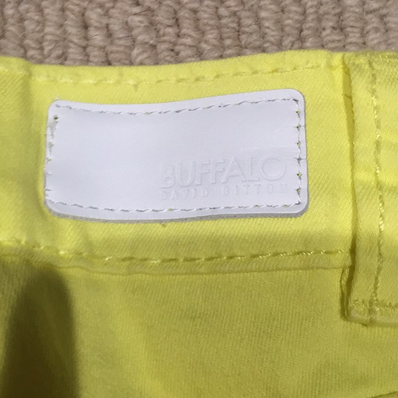 NWT yellow Buffalo cropped pants/jeans - Picture 7 of 7